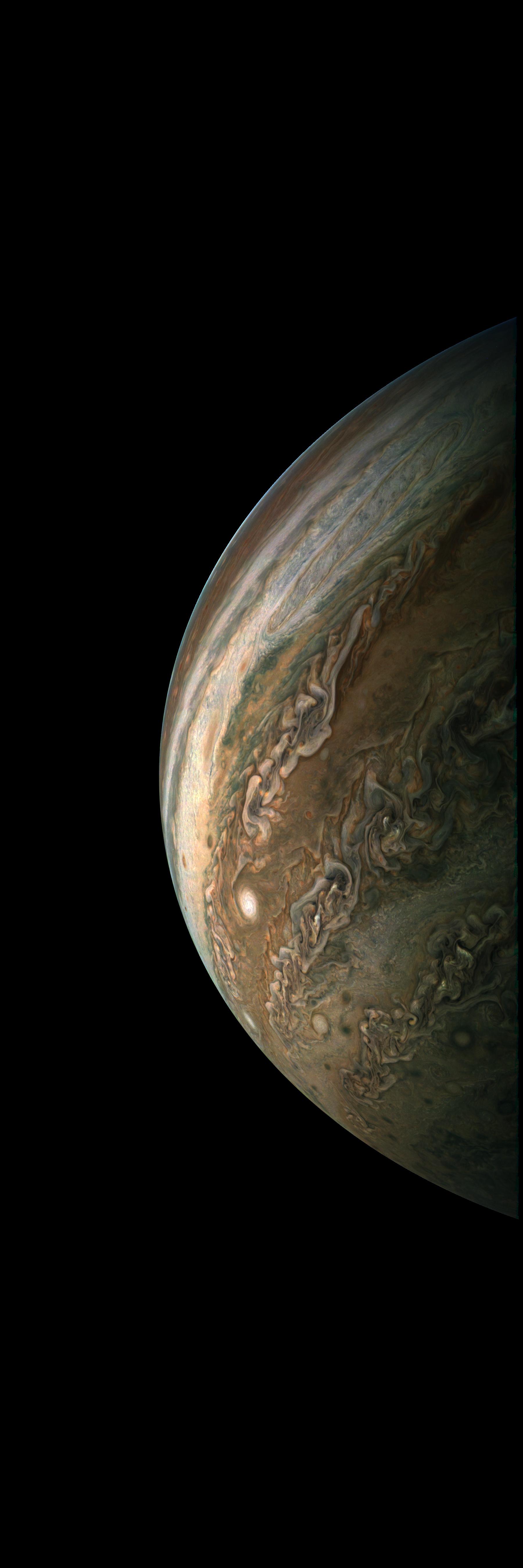 18 02 10 最新高解像度画像 木星の南半球 Nasaの木星探査機ジュノーの最新画像と情報を翻訳